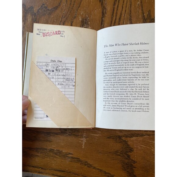 The Man Who Hated Sherlock Holmes By James Playsted Wood Hardcover Book - Picture 6 of 10